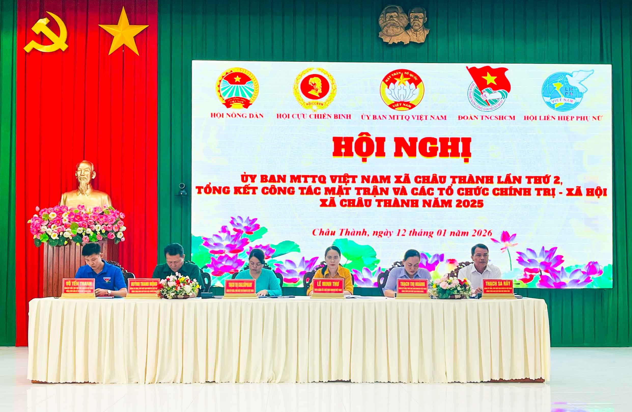 Châu Thành tổng kết công tác Mặt trận Tổ quốc và các tổ chức chính trị xã hội năm 2025