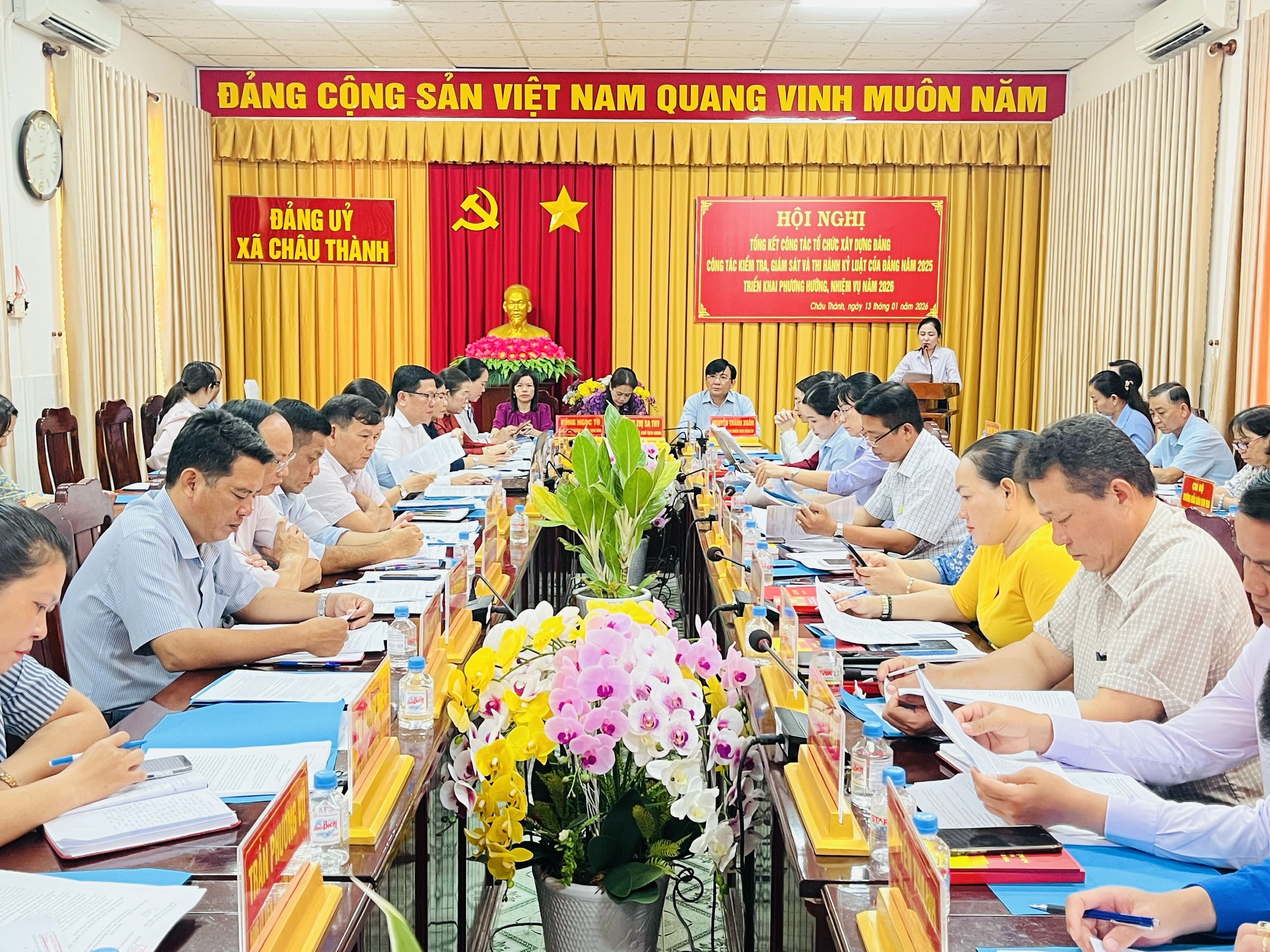 Tổng kết công tác tổ chức xây dựng Đảng, công tác kiểm tra, giám sát và thi hành kỷ luật của Đảng năm 2025
