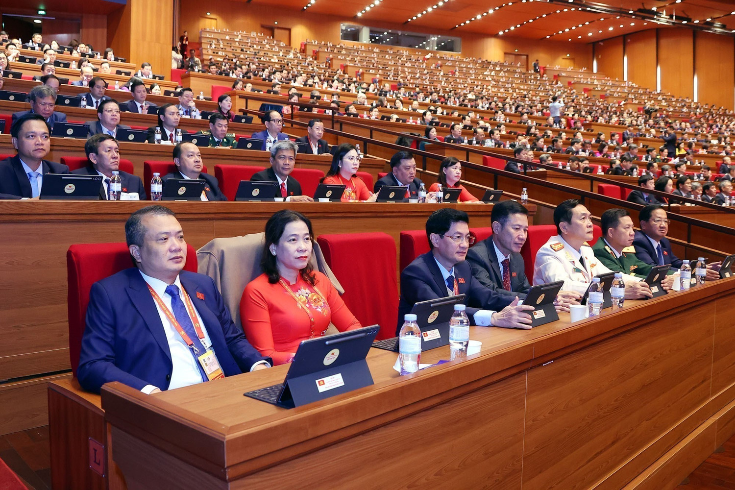 [Ảnh] Ngày  21/1/2026 - Đại hội XIV của Đảng tiếp tục với phiên thảo luận tại hội trường về các văn kiện Đại hội. 