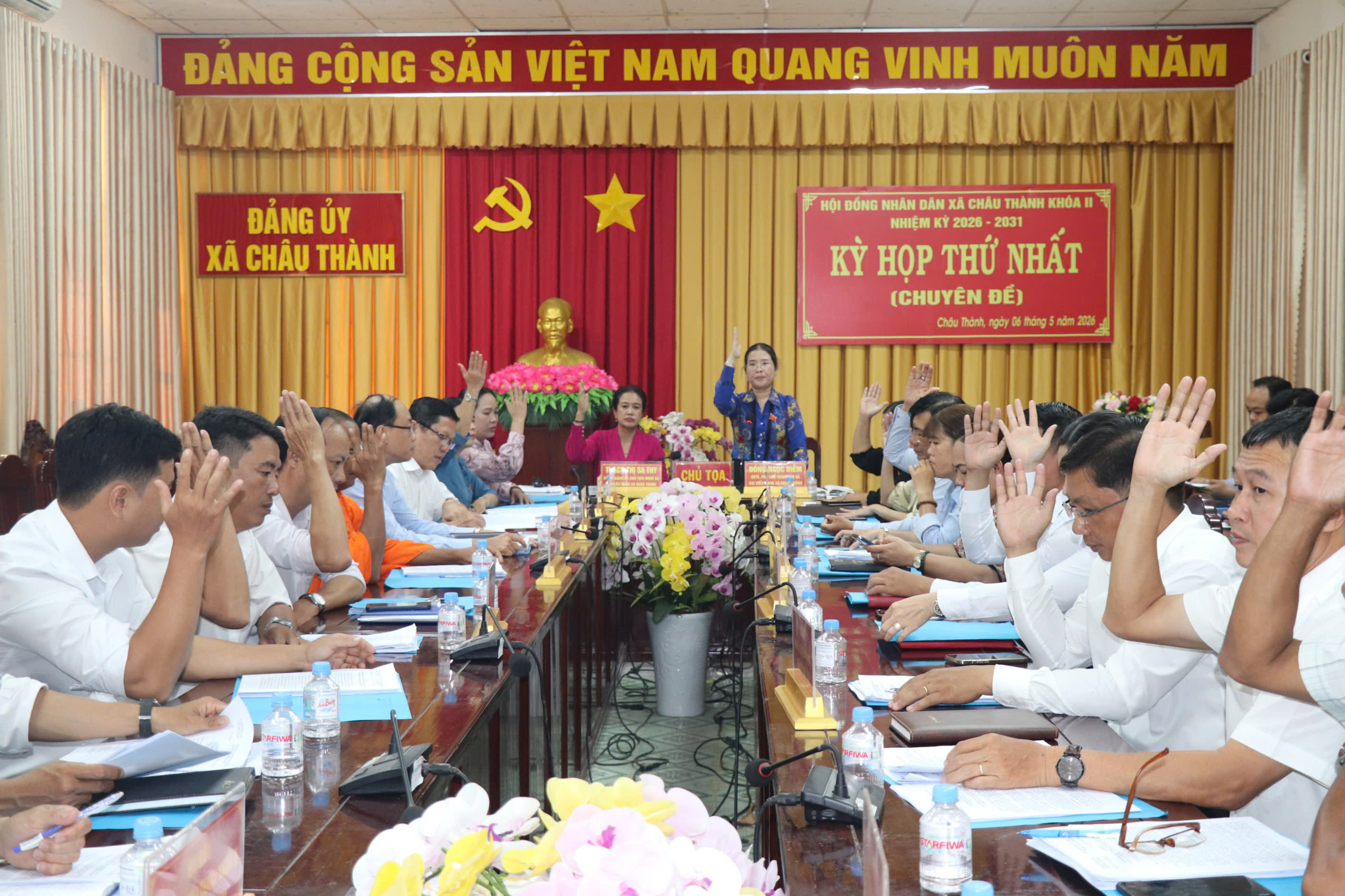 Kỳ họp chuyên đề HĐND xã Châu Thành khóa II, nhiệm kỳ 2026–2031