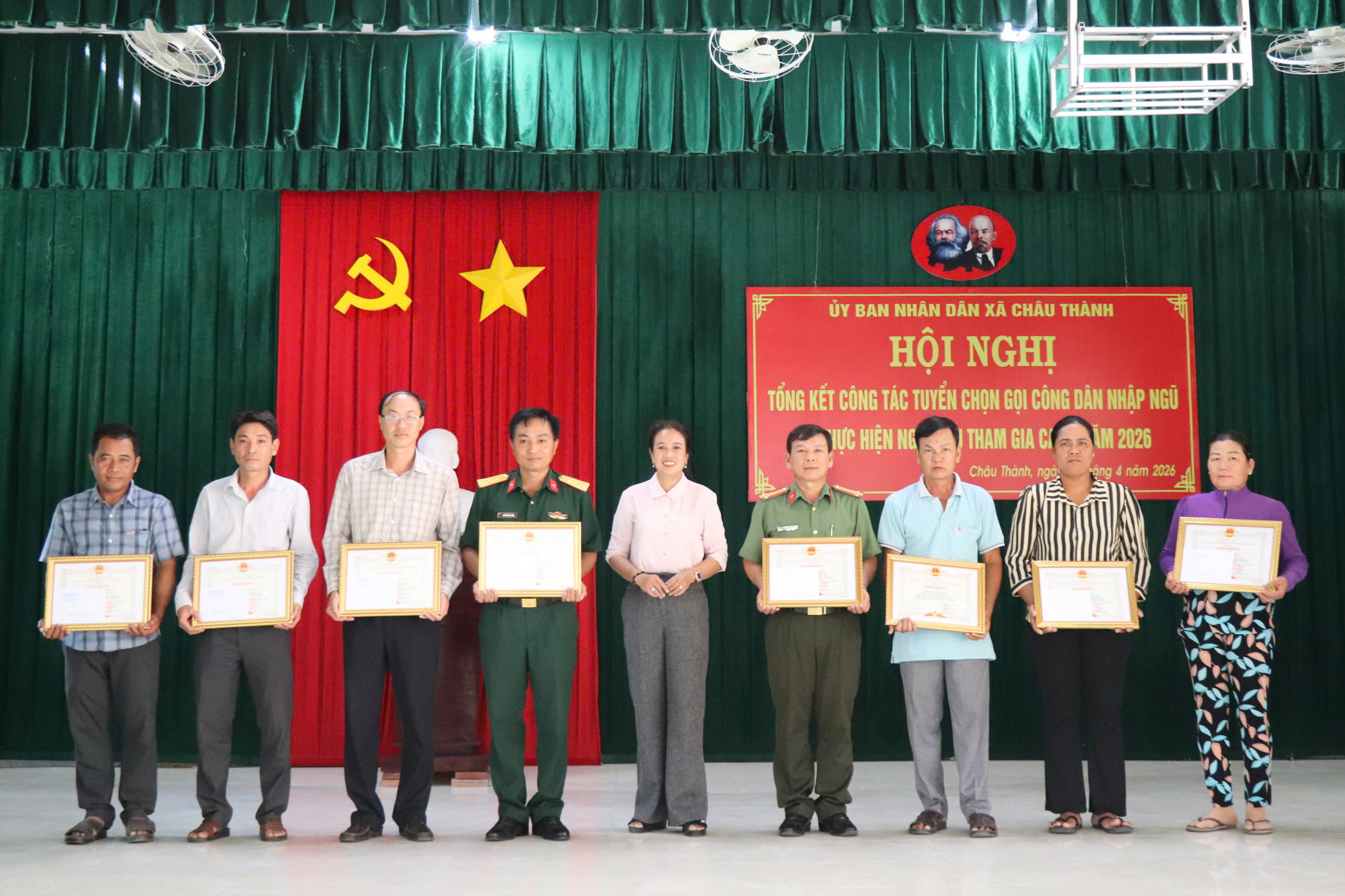Hội nghị tổng kết công tác tuyển quân năm 2026