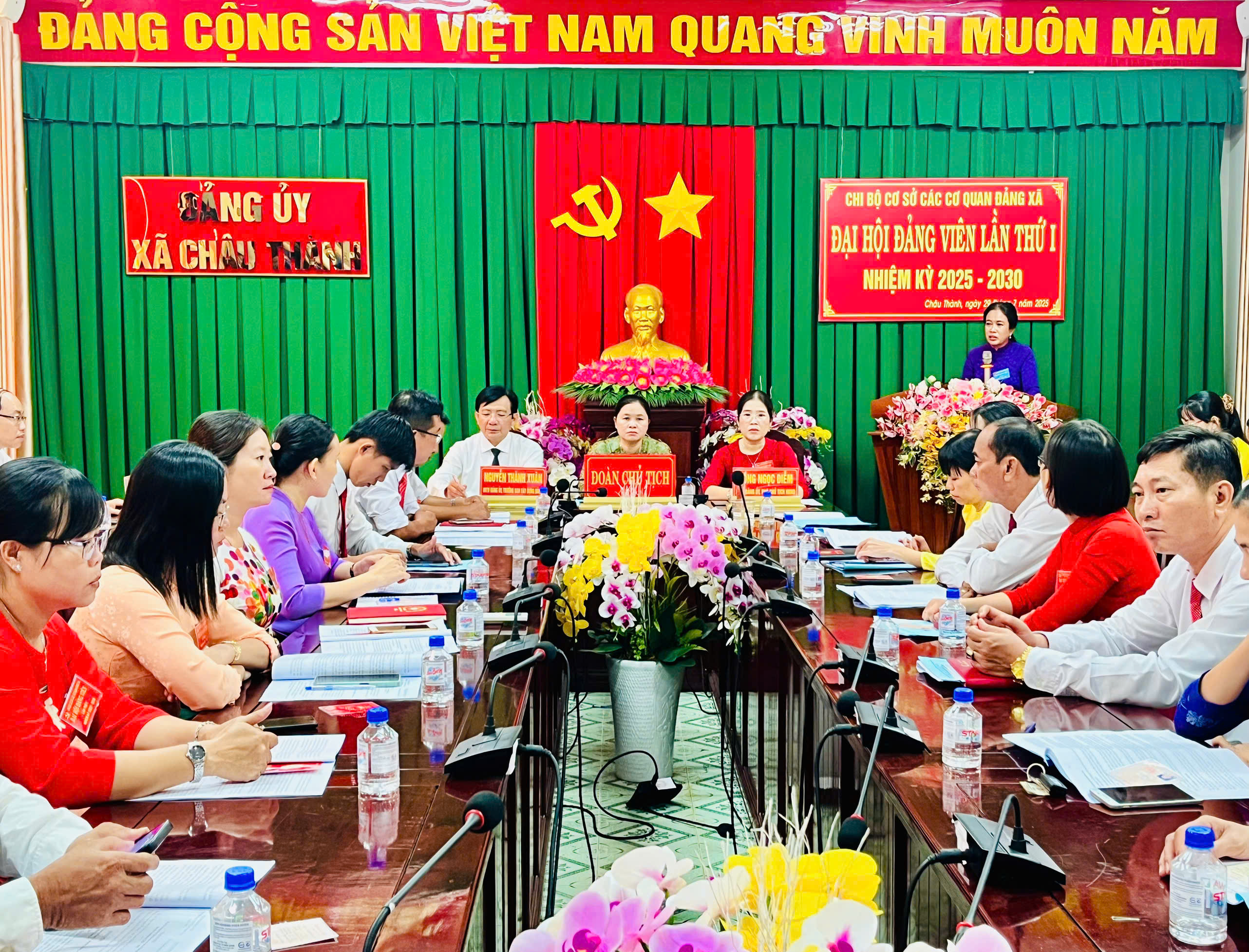 Đại hội Chi bộ cơ sở các cơ quan Đảng xã Châu Thành lần thứ I, nhiệm kỳ 2025-2030