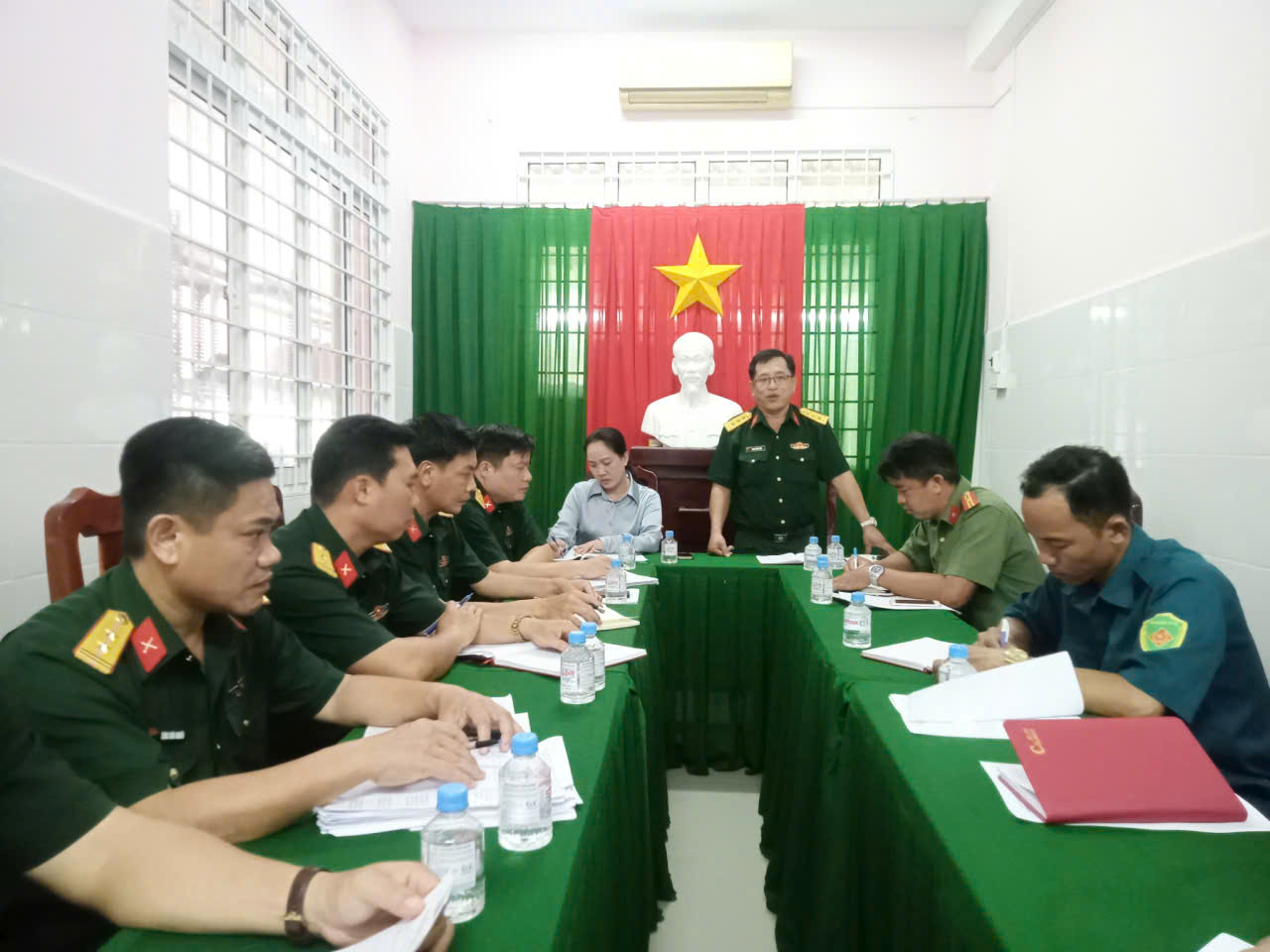 Kiểm tra công tác tuyển chọn và gọi công dân nhập ngũ năm 2026 tại xã Châu Thành