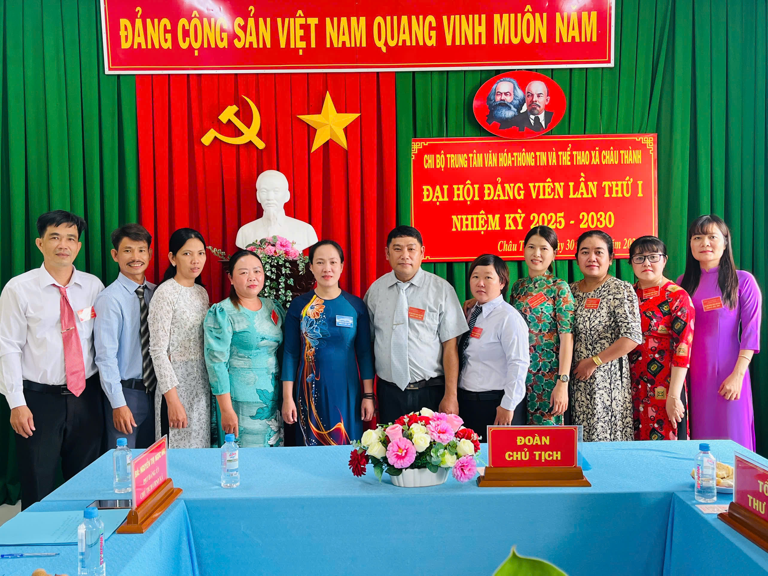 Đại hội Chi bộ Trung tâm Văn hóa – Thông tin và Thể thao xã Châu Thành lần thứ I, nhiệm kỳ 2025-2030