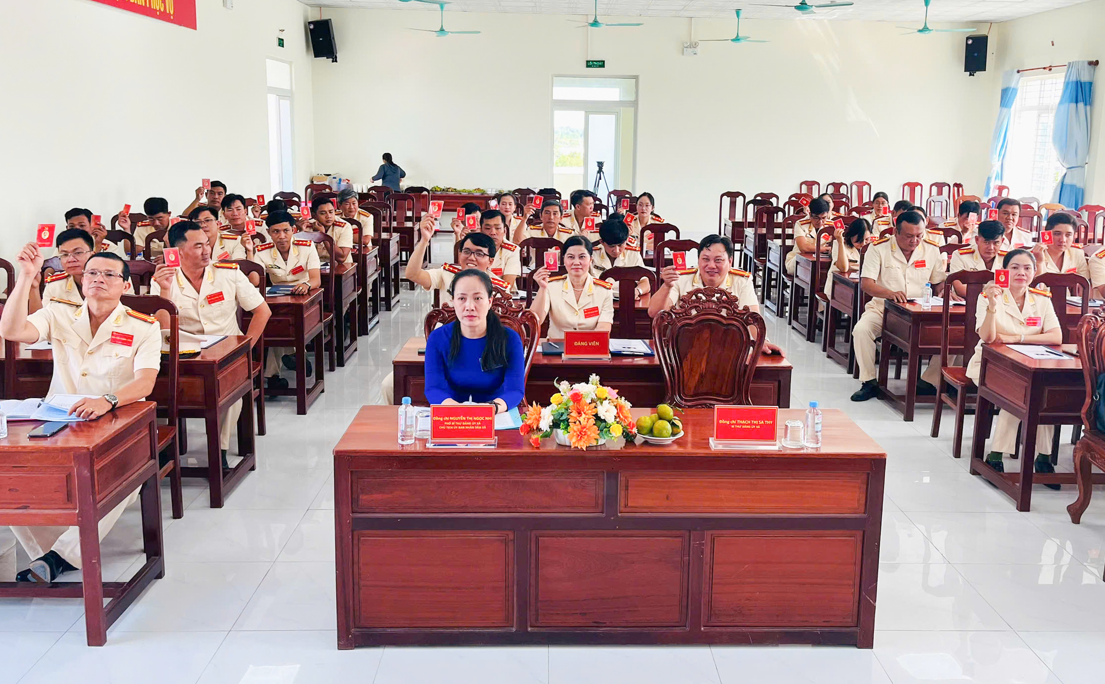 Đảng bộ Công an xã Châu Thành tổ chức Đại hội lần thứ I, nhiệm kỳ 2025-2030