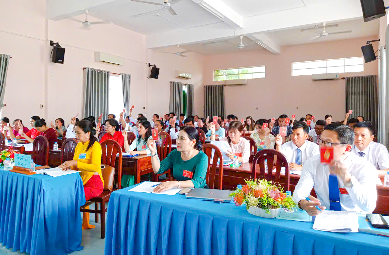 Đại hội Chi bộ cơ sở UBND xã Châu Thành lần thứ I, nhiệm kỳ 2025 - 2030