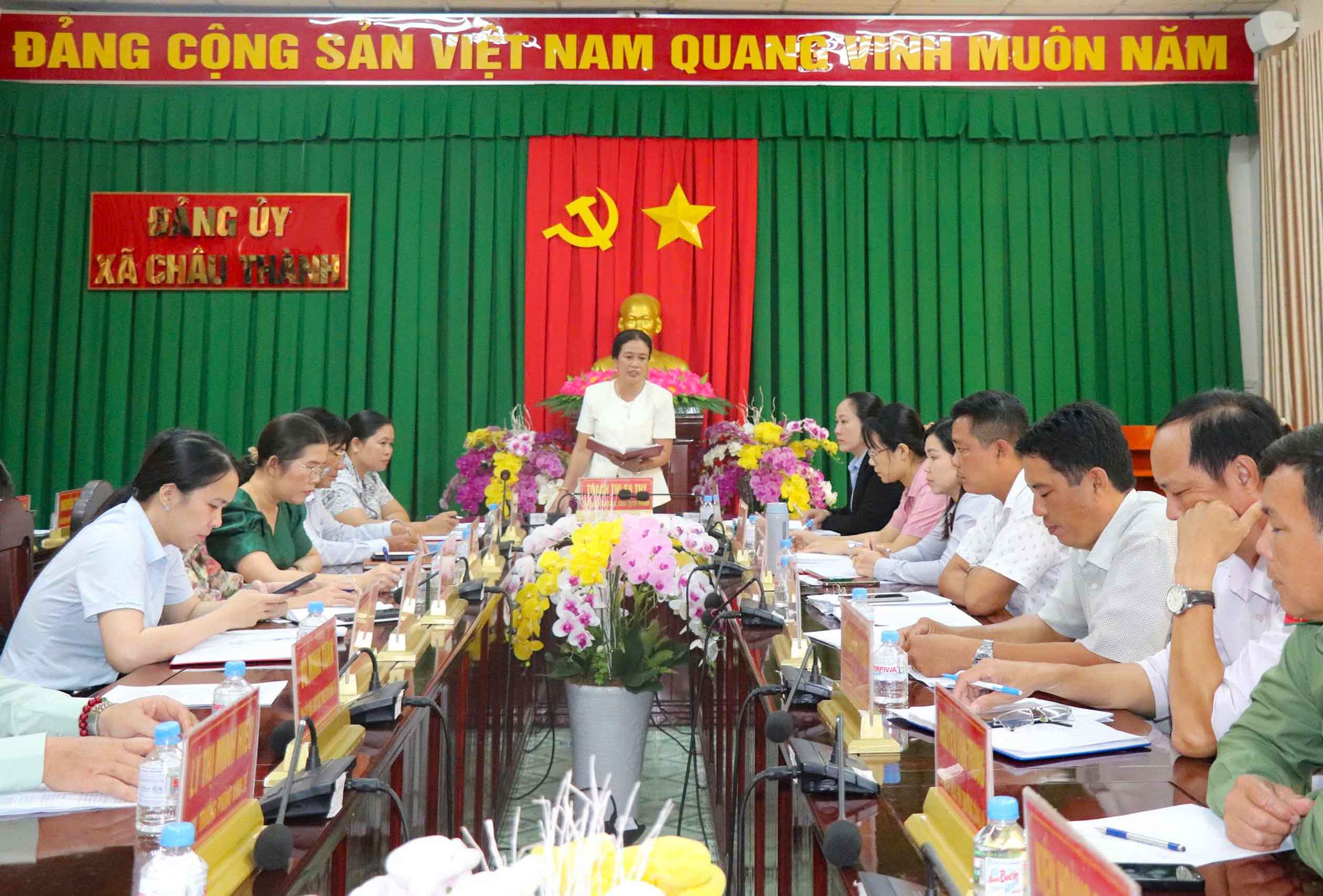 Tổng kết, rút kinh nghiệm công tác tổ chức Đại hội đại biểu Đảng bộ xã